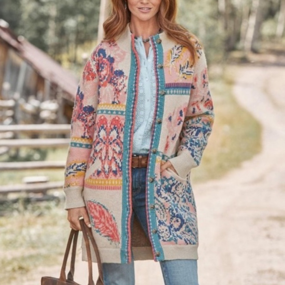 Sundance Multicolor Patterned Cardigan